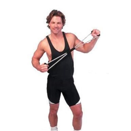 Cando International Exercise Tubing BowTie Exerciser - 22 Inch - Blue - Heavy 1345829